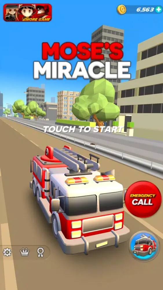 Tangkapan layar Mose's Miracle