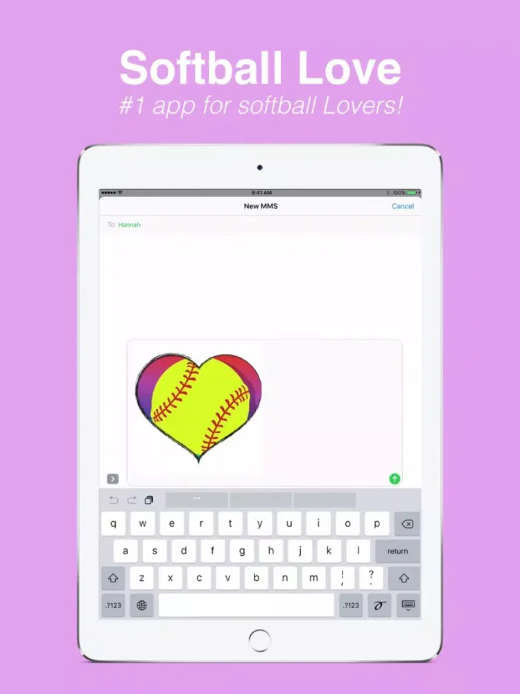 Capturas de pantalla de SoftballMoji and Stickers iPad 