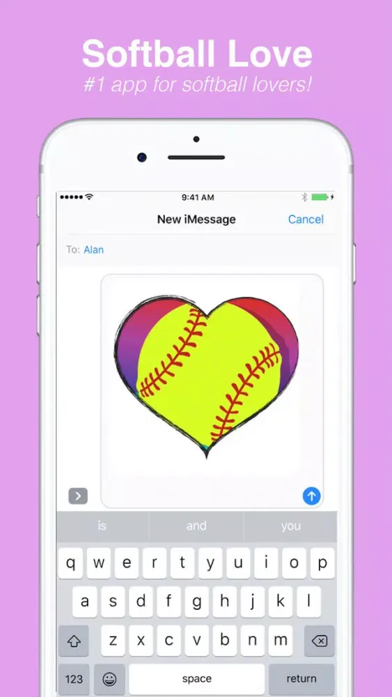 Capturas de pantalla de SoftballMoji and Stickers