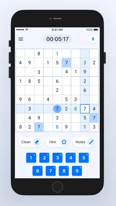 Sudoku Classic Puzzle Games Ekran Görüntüleri