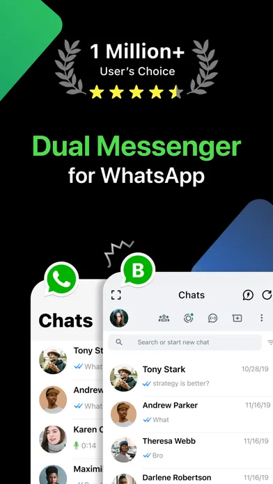 Tangkapan skrin Direct Message : Click to Chat