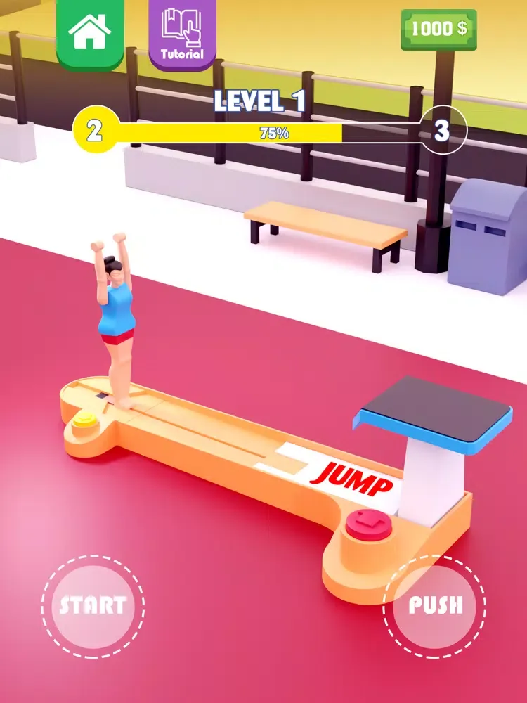 Fantastic Gymnastics Game 3D iPad  Ekran Görüntüleri