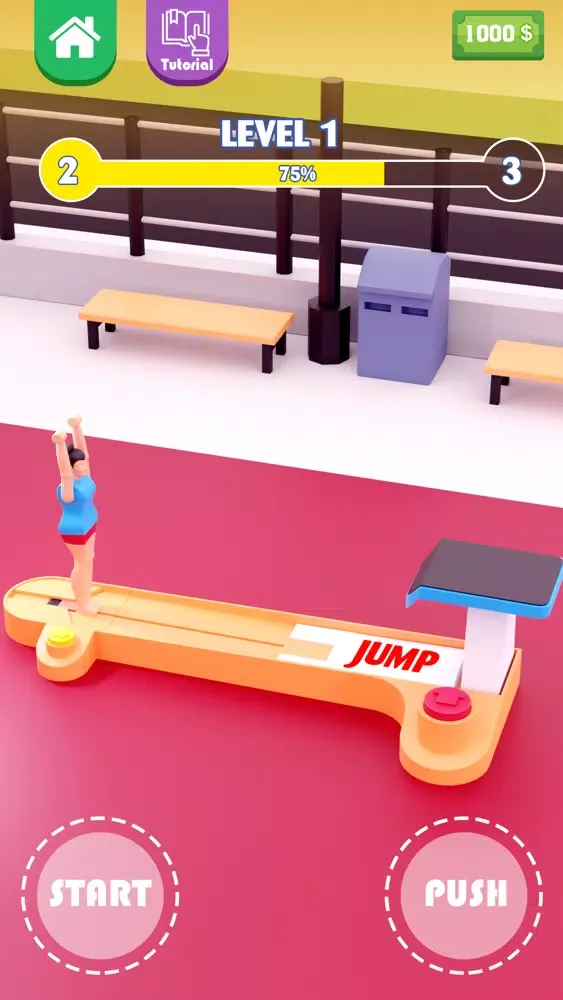 Fantastic Gymnastics Game 3D Ekran Görüntüleri