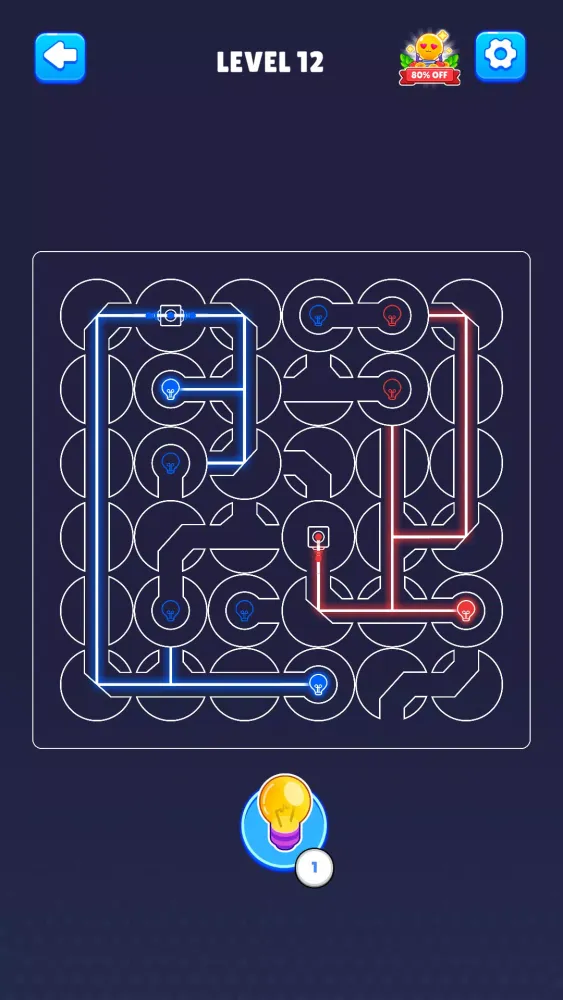 Capturas de tela do Light Maze Puzzle