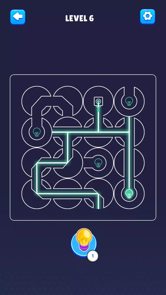 Capturas de tela do Light Maze Puzzle