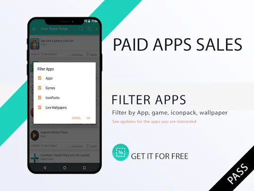 Paid Apps Sales Pro Screenshots