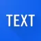 Simple text widget