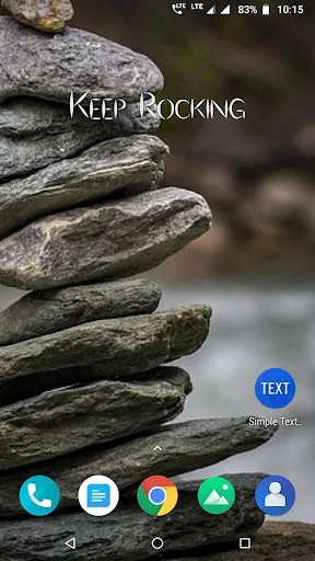 Simple text widget应用截图