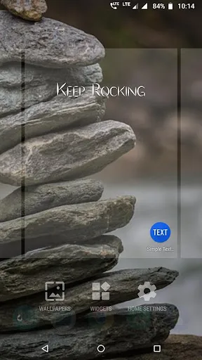 Simple text widget应用截图