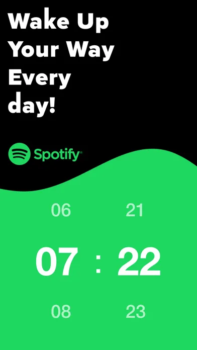 Tangkapan layar Alarm Clock for Spotify◉