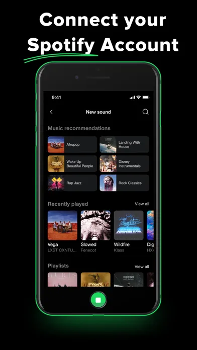 Tangkapan layar Alarm Clock for Spotify◉