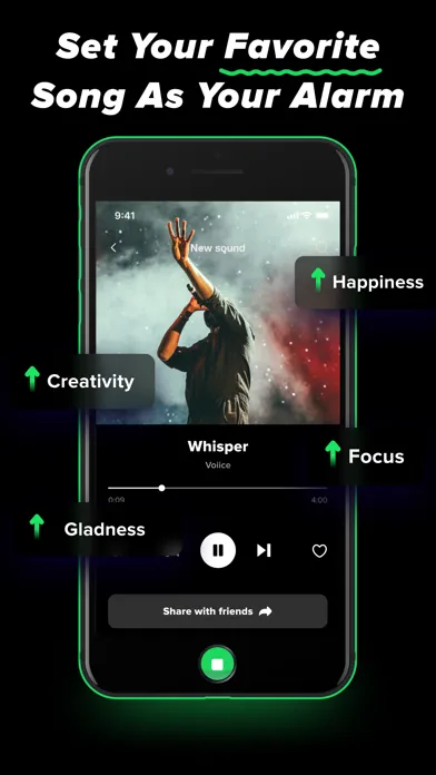 Tangkapan layar Alarm Clock for Spotify◉