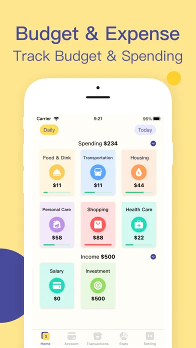 Capturas de pantalla de Budget App - Spending Tracker