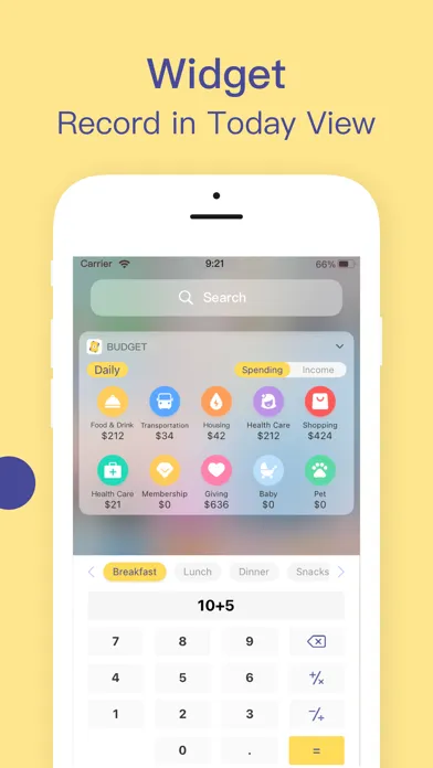 Capturas de pantalla de Budget App - Spending Tracker