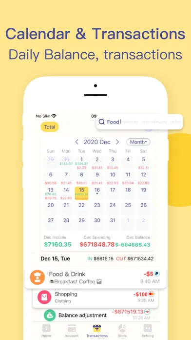 Capturas de pantalla de Budget App - Spending Tracker