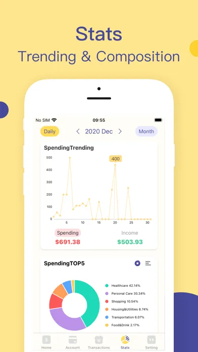 Capturas de pantalla de Budget App - Spending Tracker