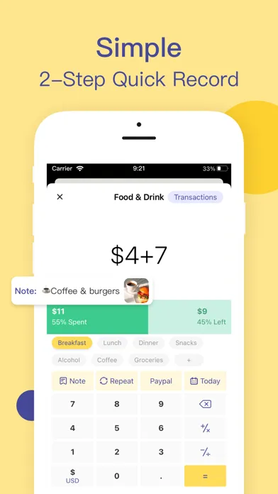 Capturas de pantalla de Budget App - Spending Tracker