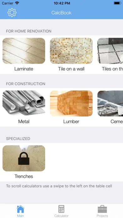 CalcBook - building calculator স্ক্রিনশট