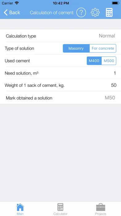CalcBook - building calculator স্ক্রিনশট