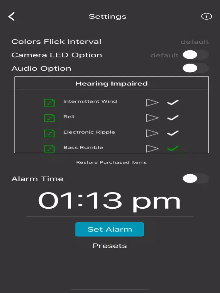 Скриншоты Light Awake Hearing Impaired iPad 