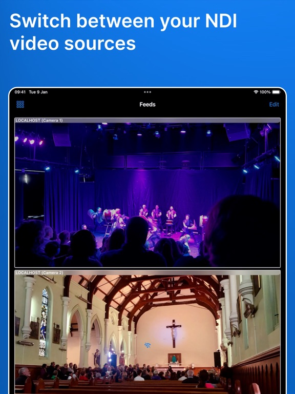 Capturas de pantalla de NDI Switcher - Focus iPad 
