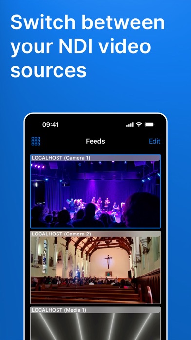 Capturas de pantalla de NDI Switcher - Focus