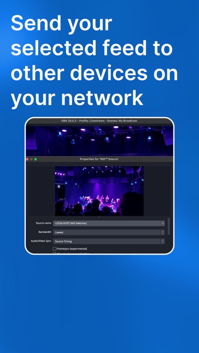 Capturas de pantalla de NDI Switcher - Focus