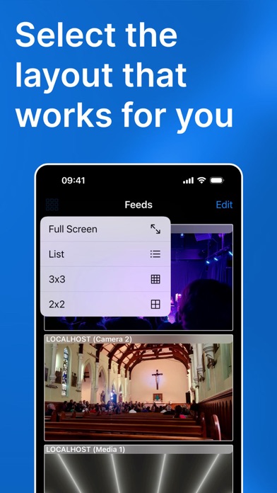 Capturas de pantalla de NDI Switcher - Focus
