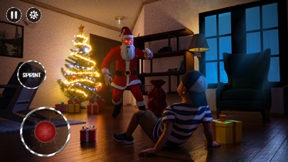 Tangkapan skrin Ice Scream Scary Santa Game
