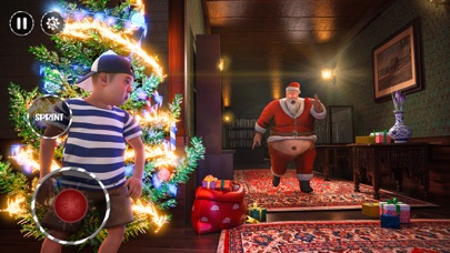 Tangkapan skrin Ice Scream Scary Santa Game