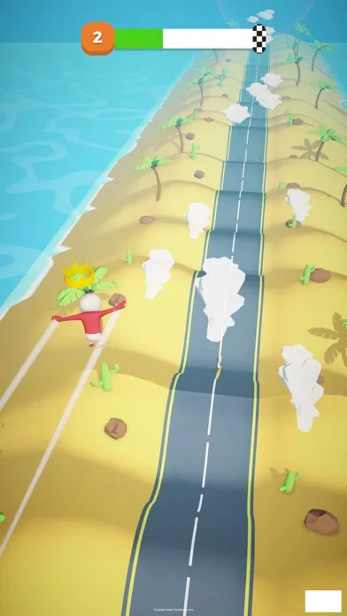 Hill Run Race- Flying Stickman سکرین شاٹس