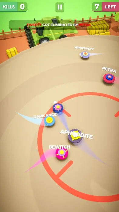 Spinner Battle.io سکرین شاٹس