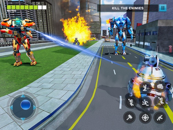 Steel Warrior Robot Wars iPad  स्क्रीनशॉट