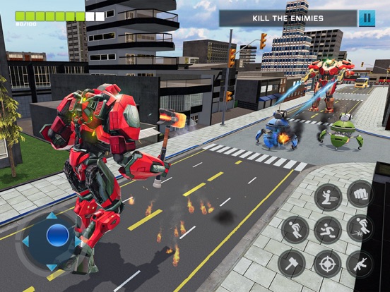 Steel Warrior Robot Wars iPad  स्क्रीनशॉट