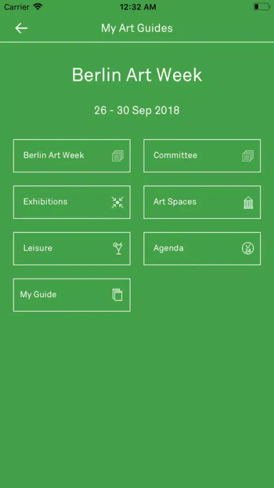 Capturas de pantalla de Berlin Art Week 2018