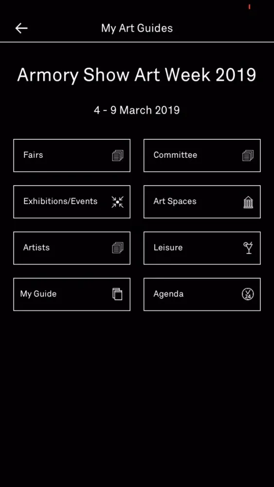 Armory Show Art Week 2019 سکرین شاٹس