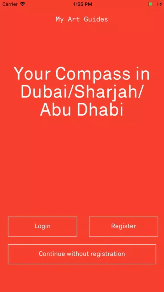 Capturas de tela do My Art Guide UAE 2019