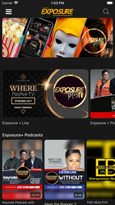 EXPOSURE NETWORK 스크린샷