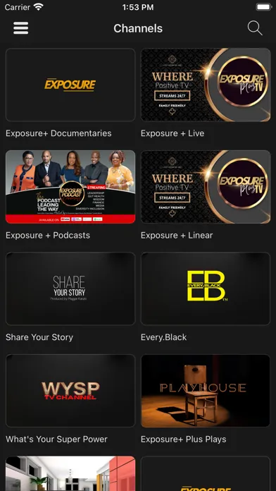 EXPOSURE NETWORK 스크린샷