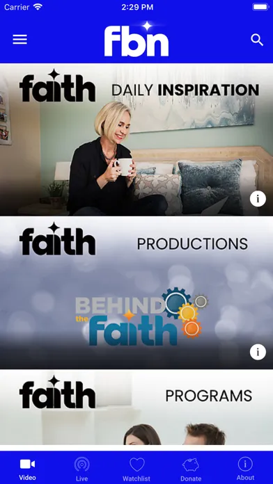 Faith Broadcasting Network Screenshots