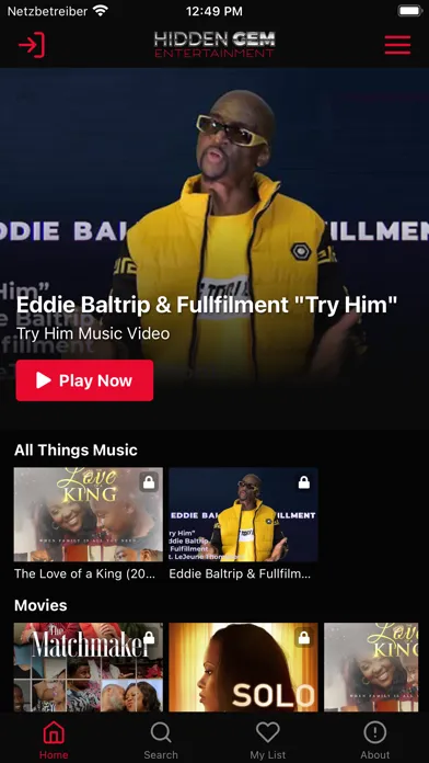 Hidden Gem Entertainment TV Screenshots