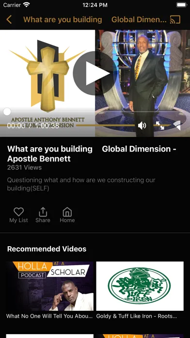 Mystique Entertainment TV App Screenshots