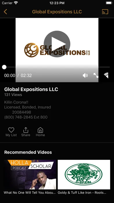 Mystique Entertainment TV App Screenshots
