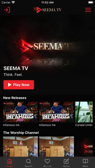Tangkapan layar SEEMA TV