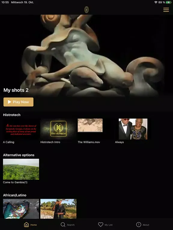 Ảnh chụp màn hình của The Unity Network iPad 