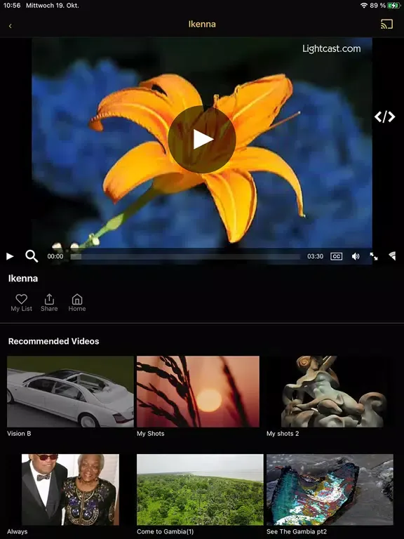 Ảnh chụp màn hình của The Unity Network iPad 