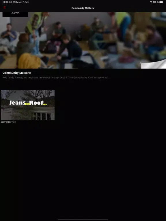 Zrzuty ekranu VBO.tv iPad 