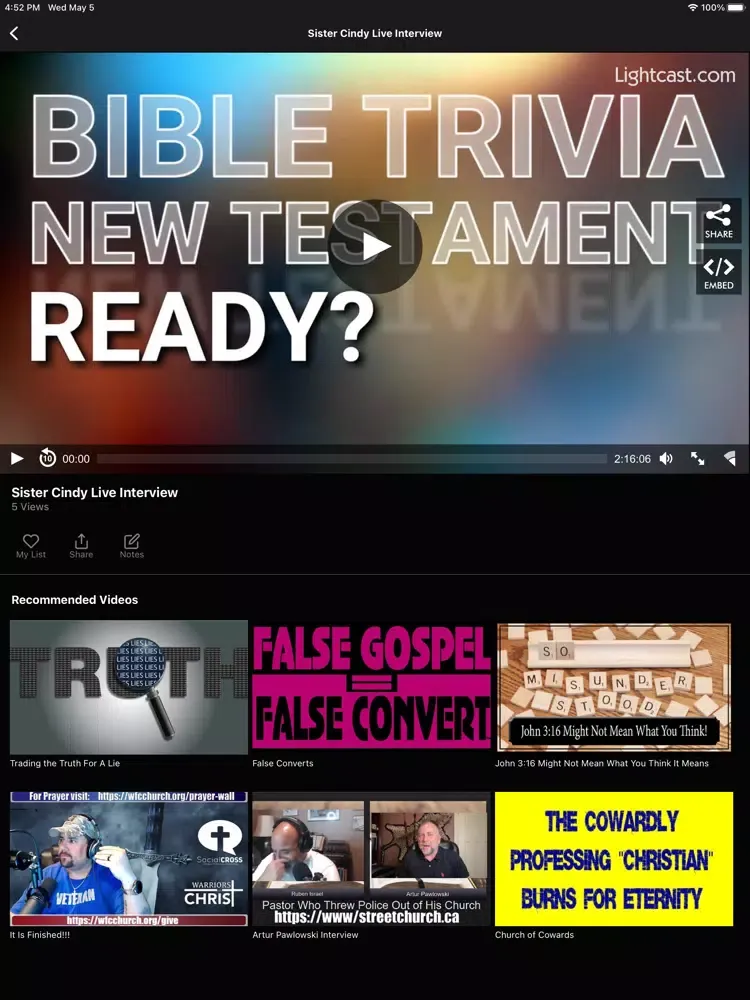 Capturas de tela do Warriors for Christ iPad 