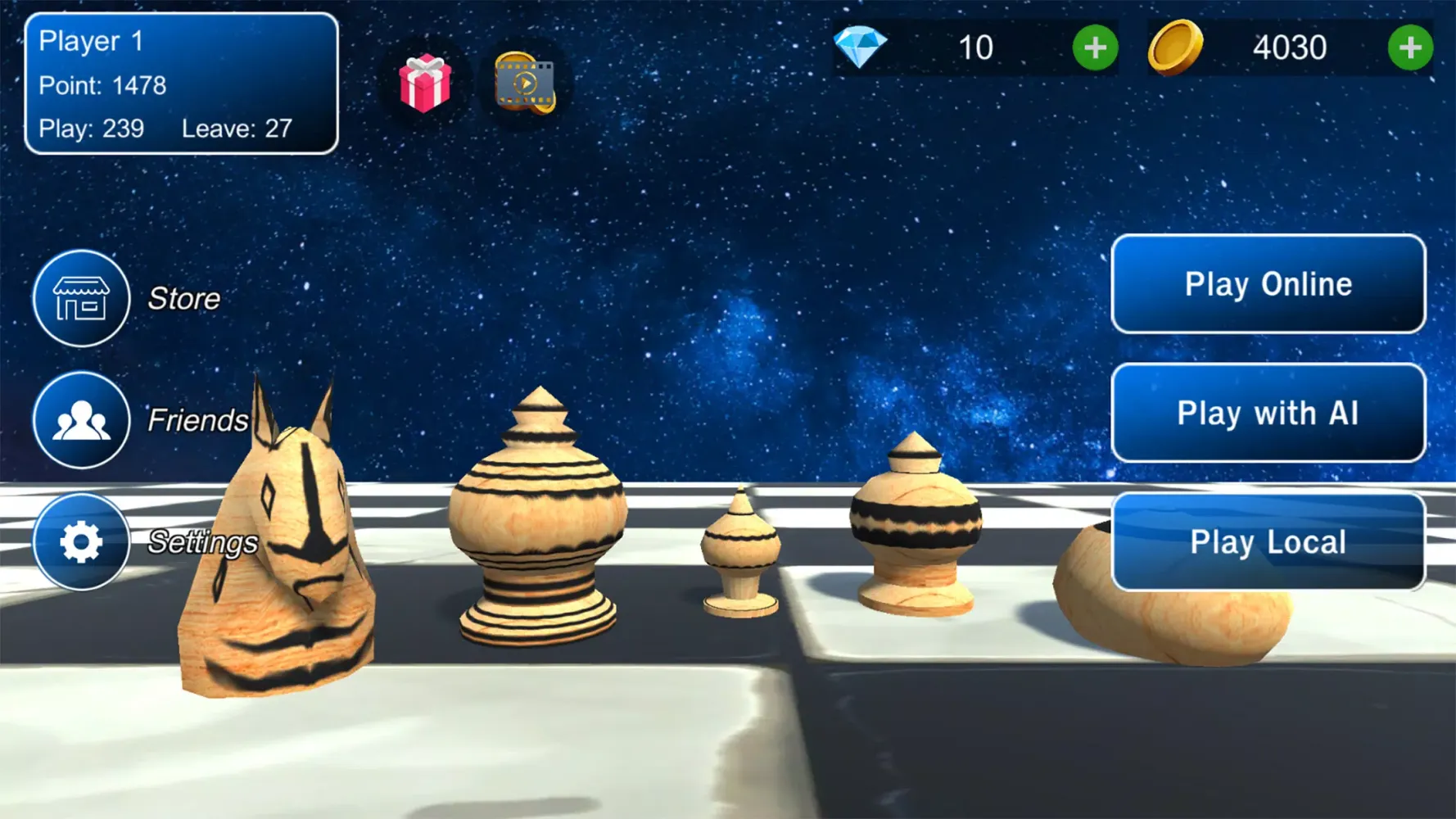 Tangkapan skrin Thai Chess Duel