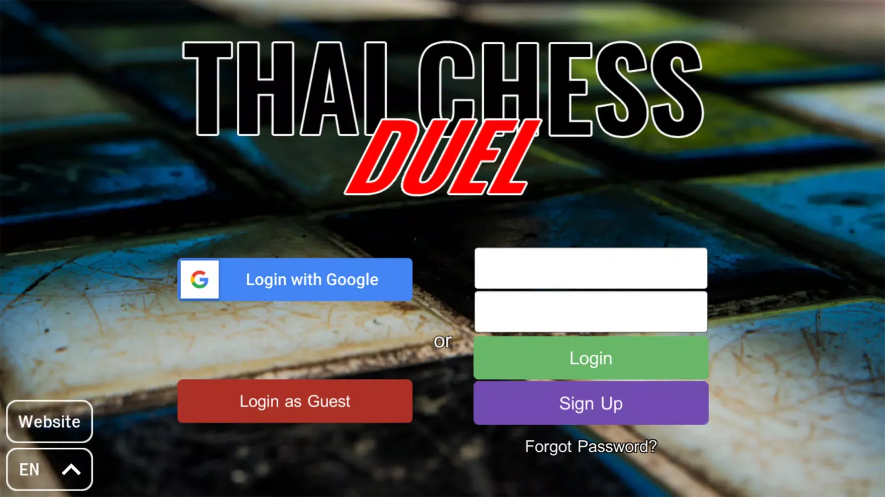 Tangkapan skrin Thai Chess Duel